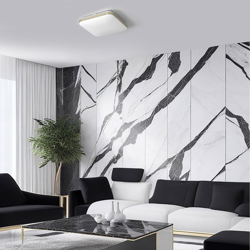 LED-kattovalaisin kylpyhuoneeseen DABAR LED/17W/230V 4000K 33x33 cm IP44