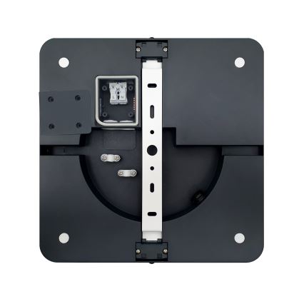 LED-kattovalaisin kylpyhuoneeseen ELLÉ LED/24W/230V 3000/4000/6500K 26x26 cm IP54 antrasiitti