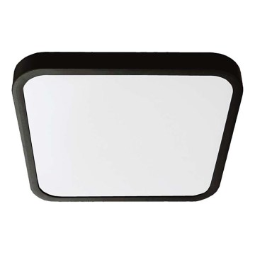 LED-kattovalaisin kylpyhuoneeseen LED/18W/230V 3000K IP44 25x25 cm musta