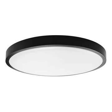 LED-kattovalaisin kylpyhuoneeseen LED/18W/230V 3000K IP44 halkaisija 25 cm musta