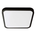LED-kattovalaisin kylpyhuoneeseen LED/18W/230V 4000K IP44 25x25 cm musta