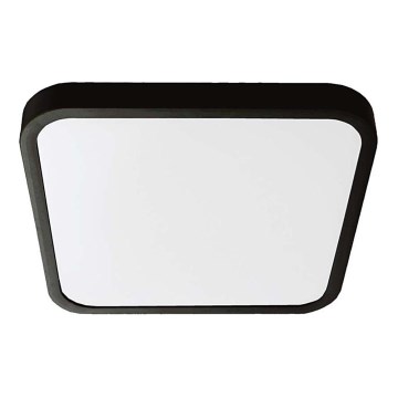 LED-kattovalaisin kylpyhuoneeseen LED/18W/230V 4000K IP44 25x25 cm musta