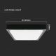 LED-kattovalaisin kylpyhuoneeseen LED/24W/230V 3000K IP44 musta