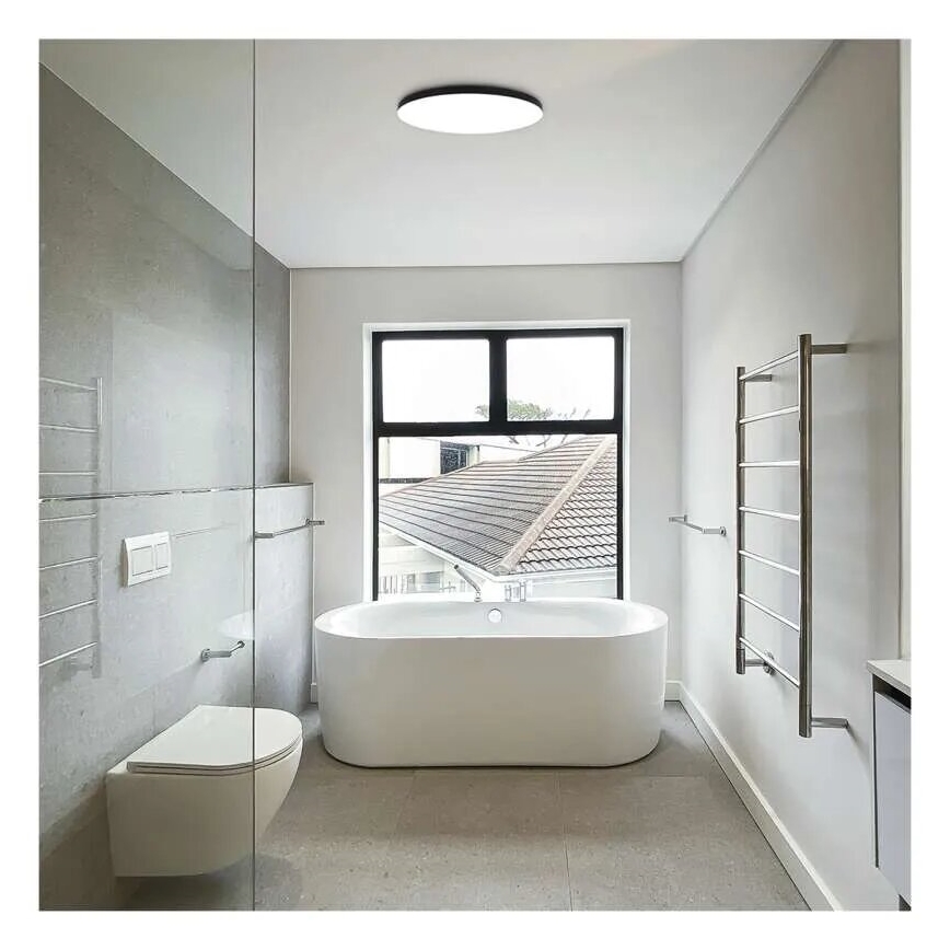 LED-kattovalaisin kylpyhuoneeseen LED/32W/230V 3000/4000/5700K IP55 musta