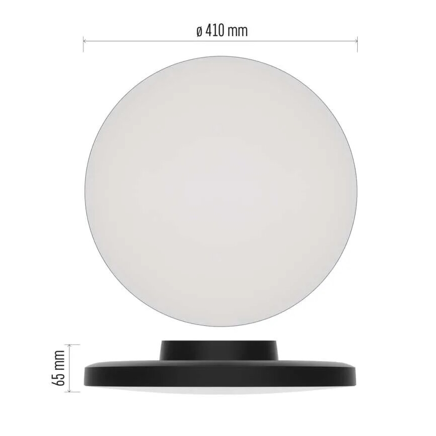 LED-kattovalaisin kylpyhuoneeseen LED/32W/230V 3000/4000/5700K IP55 musta