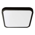 LED-kattovalaisin kylpyhuoneeseen LED/48W/230V 3000K IP44 42x42 cm musta