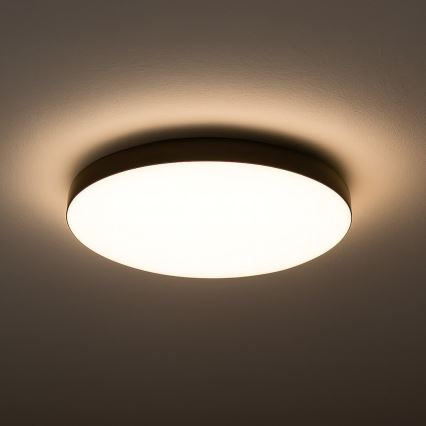 LED-kattovalaisin kylpyhuoneeseen MAYA LED/15W/230V halkaisija 33 cm IP44 musta