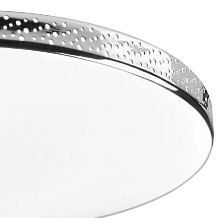 LED-kattovalaisin kylpyhuoneeseen MOON LED/18W/230V kiiltävä kromi IP44