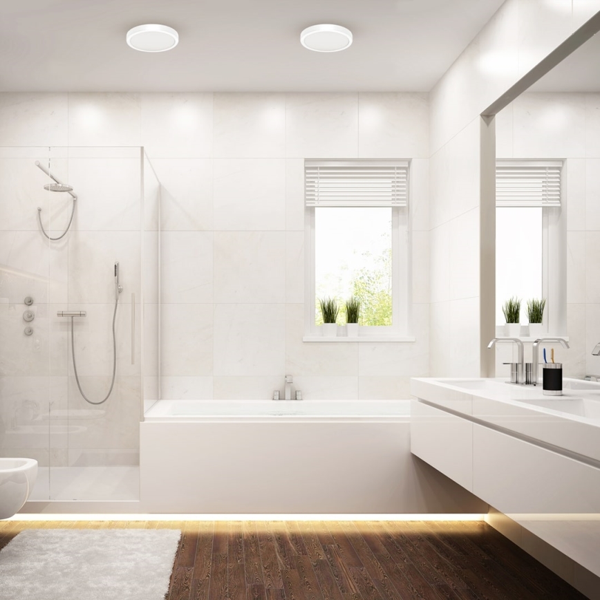 LED-kattovalaisin kylpyhuoneeseen VERA LED/12W/230V 4000K IP65 valkoinen