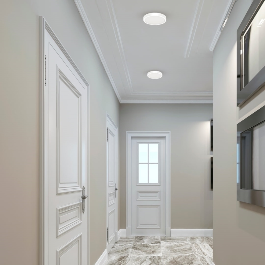 LED-kattovalaisin kylpyhuoneeseen VERA LED/12W/230V 4000K IP65 valkoinen