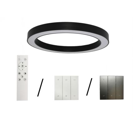 LED-kattovalaisin LED/115W/230V 3000/4000/6500K halkaisija 120 cm musta