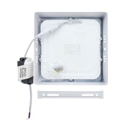 LED-kattovalaisin LED/12W/230V 4200K 16,3x16,3 cm valkoinen