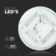 LED-kattovalaisin LED/12W/230V d. 26 cm 3000K/4000K/6400K maito