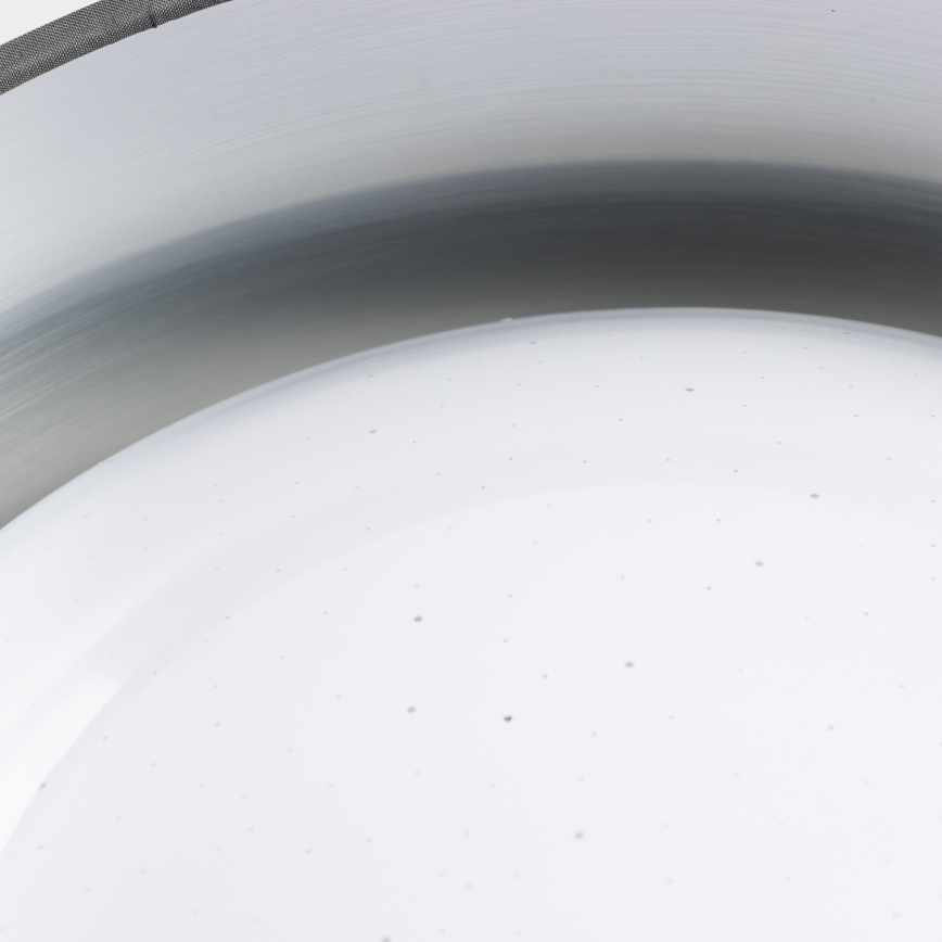 LED-kattovalaisin LED/12W/230V halkaisija 32 cm harmaa/hopea