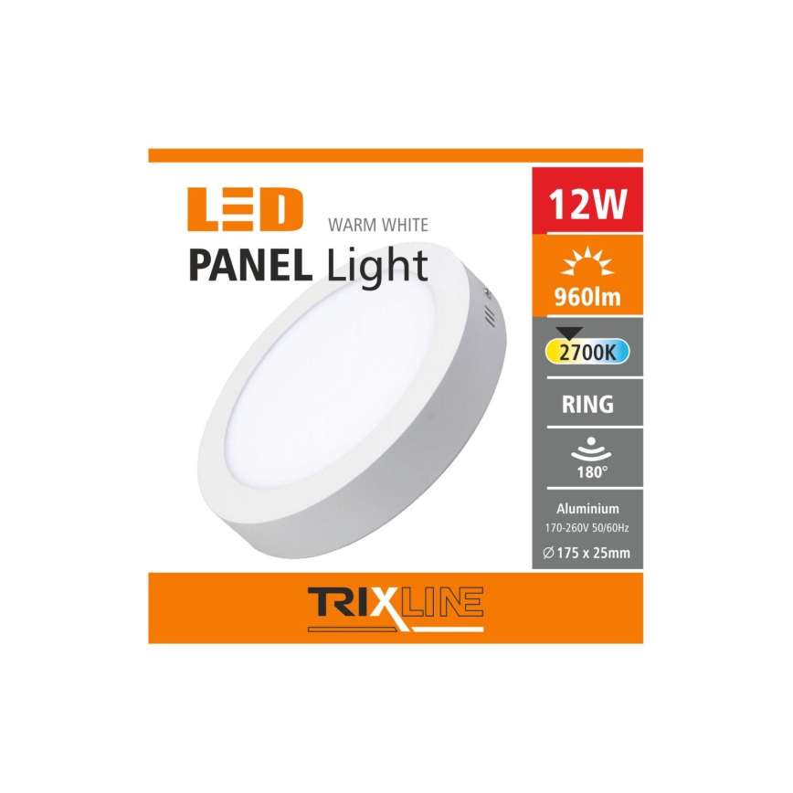 LED-kattovalaisin LED/12W/230V