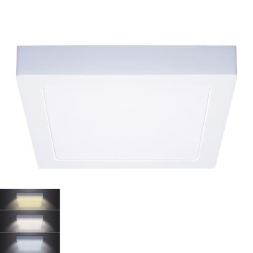 LED-kattovalaisin LED/18W/230V 3000/4000/6000K 22,5x22,5 cm valkoinen