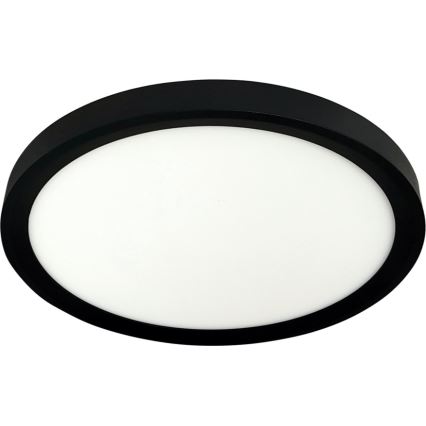 LED-kattovalaisin LED/18W/230V 3000/4000/6500K halkaisija 23 cm musta