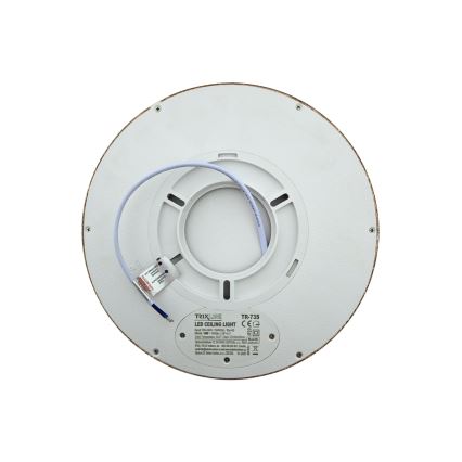 LED-kattovalaisin LED/18W/230V 3000/4000/6500K halkaisija 23 cm ruskea