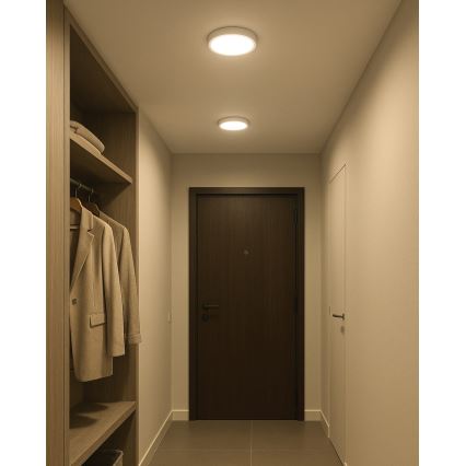 LED-kattovalaisin LED/18W/230V 4200K halkaisija 21 cm valkoinen