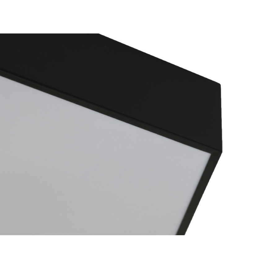 LED-kattovalaisin LED/200W/230V 3000/4000/6500K halkaisija 100 cm musta