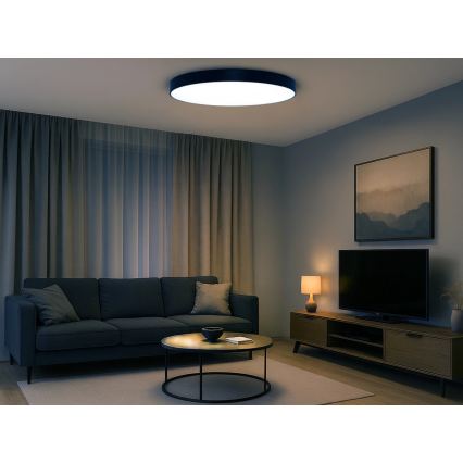 LED-kattovalaisin LED/200W/230V 3000/4000/6500K halkaisija 100 cm musta