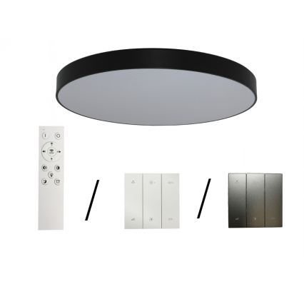 LED-kattovalaisin LED/200W/230V 3000/4000/6500K halkaisija 100 cm musta