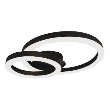 LED-kattovalaisin LED/20W/230V 3000K musta