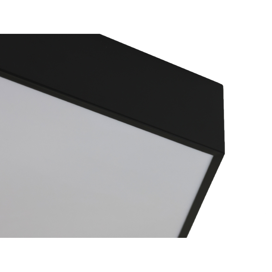 LED-kattovalaisin LED/240W/230V 3000/4000/6500K Ø 120 cm musta