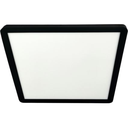 LED-kattovalaisin LED/24W/230V 3000/4000/6500K 30x30 cm musta