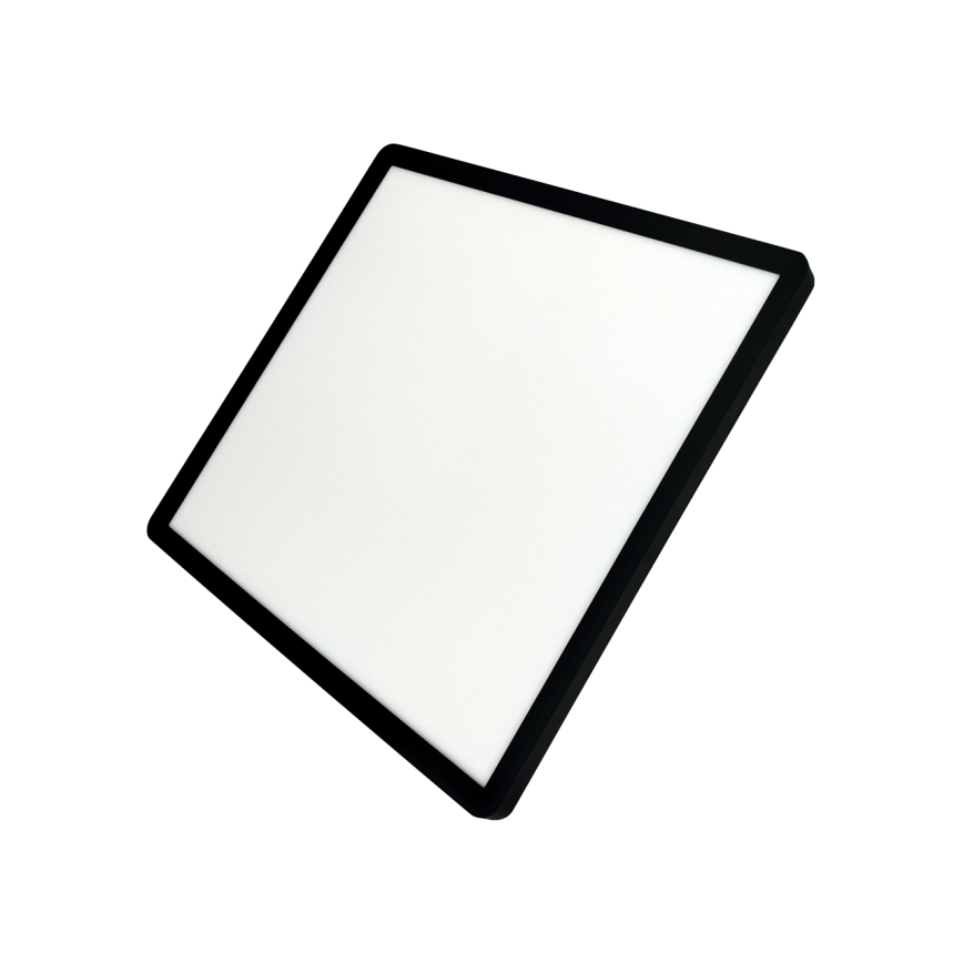 LED-kattovalaisin LED/24W/230V 3000/4000/6500K 30x30 cm musta