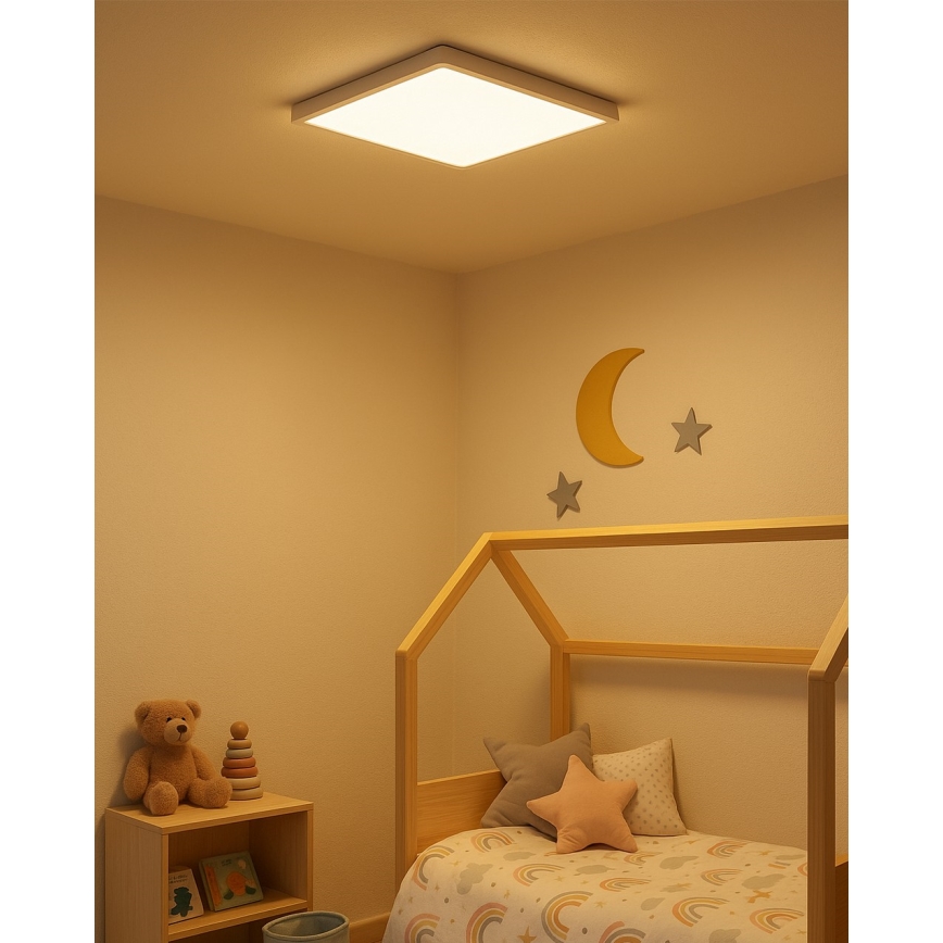 LED-kattovalaisin LED/24W/230V 3000/4000/6500K 30x30 cm valkoinen