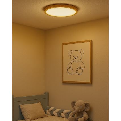 LED-kattovalaisin LED/24W/230V 3000/4000/6500K halkaisija 30 cm beige