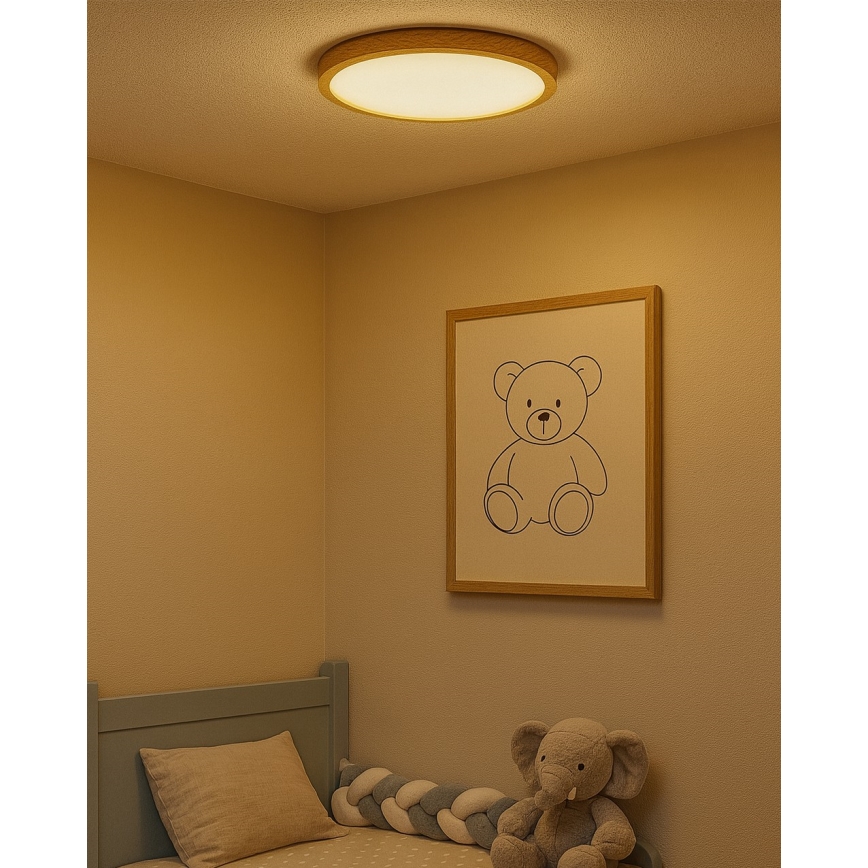 LED-kattovalaisin LED/24W/230V 3000/4000/6500K halkaisija 30 cm beige