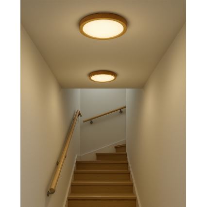 LED-kattovalaisin LED/24W/230V 3000/4000/6500K halkaisija 30 cm beige