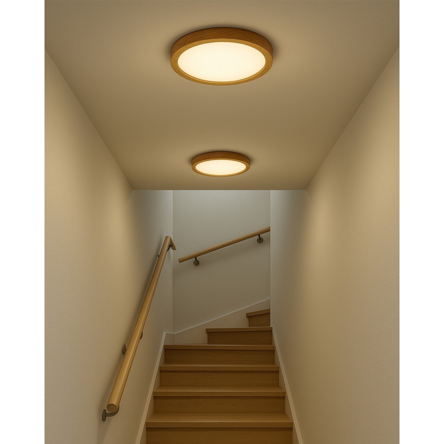 LED-kattovalaisin LED/24W/230V 3000/4000/6500K halkaisija 30 cm beige
