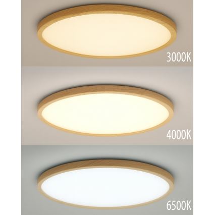 LED-kattovalaisin LED/24W/230V 3000/4000/6500K halkaisija 30 cm beige