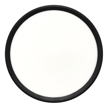 LED-kattovalaisin LED/24W/230V 3000/4000/6500K halkaisija 30 cm musta