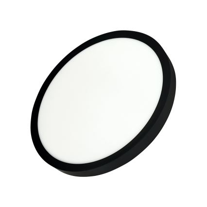 LED-kattovalaisin LED/24W/230V 3000/4000/6500K halkaisija 30 cm musta