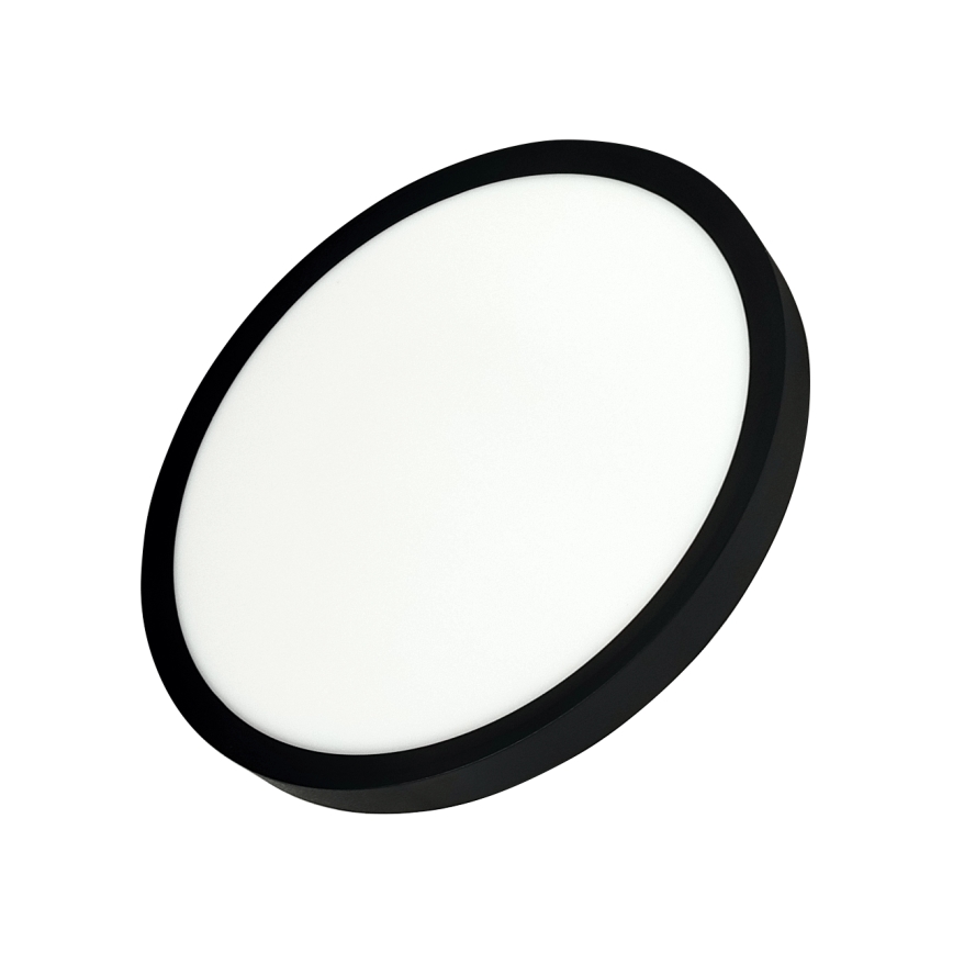 LED-kattovalaisin LED/24W/230V 3000/4000/6500K halkaisija 30 cm musta