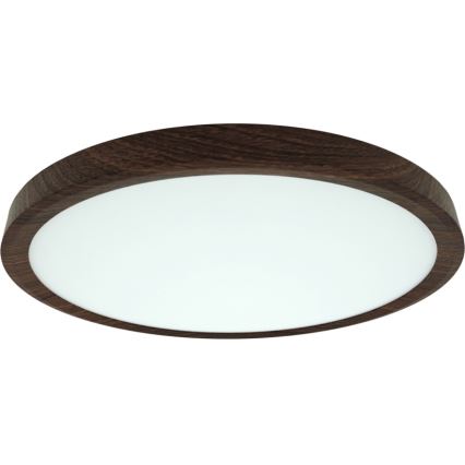 LED-kattovalaisin LED/24W/230V 3000/4000/6500K halkaisija 30 cm ruskea