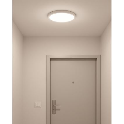 LED-kattovalaisin LED/24W/230V 3000/4000/6500K halkaisija 30 cm valkoinen