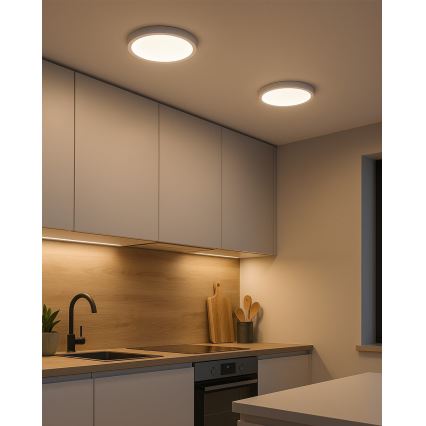 LED-kattovalaisin LED/24W/230V 4200K halkaisija 28,5 cm valkoinen