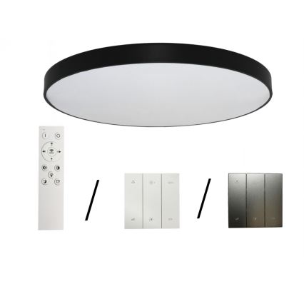 LED-kattovalaisin LED/300W/230V 3000/4000/6500K halkaisija 120 cm musta