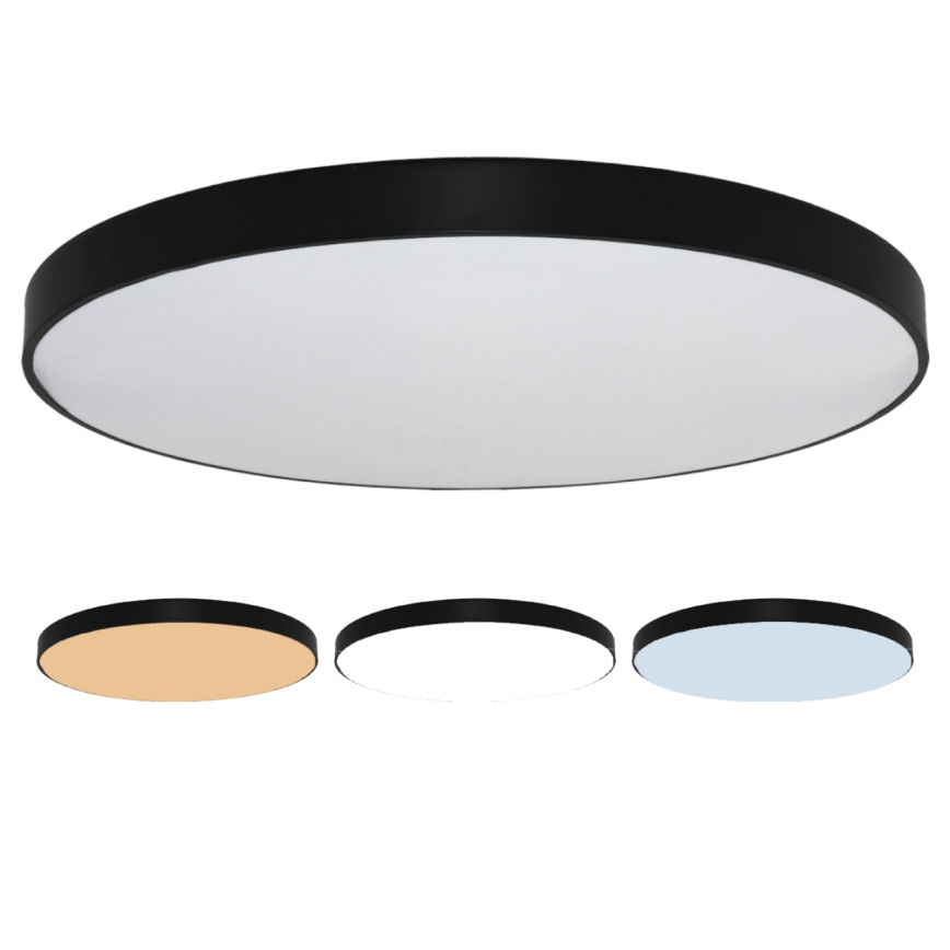 LED-kattovalaisin LED/300W/230V 3000/4000/6500K halkaisija 120 cm musta