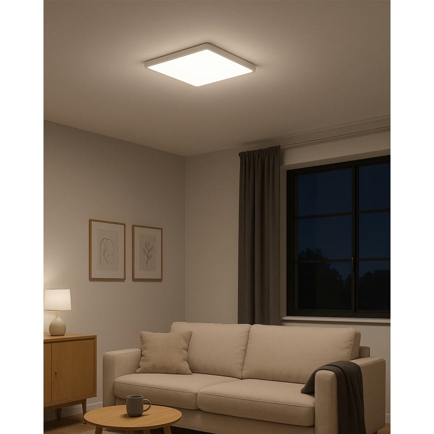LED-kattovalaisin LED/32W/230V 3000/4000/6500K 40x40 cm valkoinen