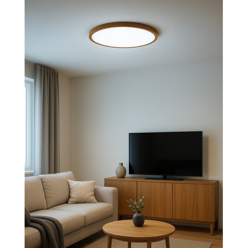 LED-kattovalaisin LED/32W/230V 3000/4000/6500K halkaisija 40 cm beige