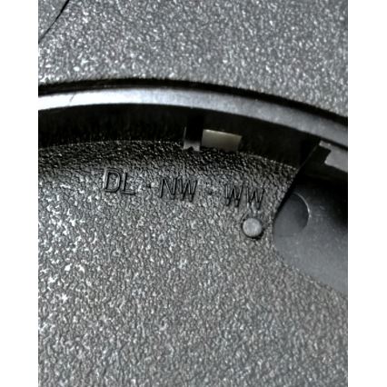 LED-kattovalaisin LED/32W/230V 3000/4000/6500K Ø 40 cm musta