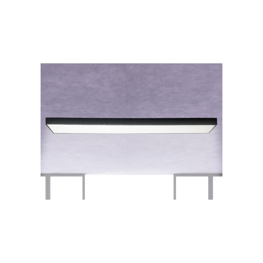 LED-kattovalaisin LED/32W/230V 4000K 120x13 cm musta