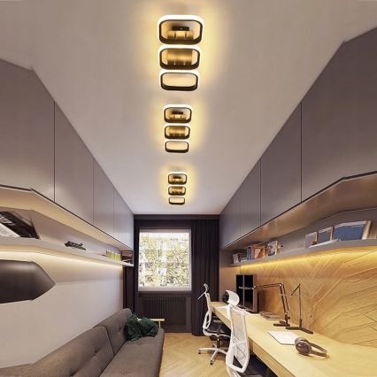 LED-kattovalaisin LED/33W/230V musta