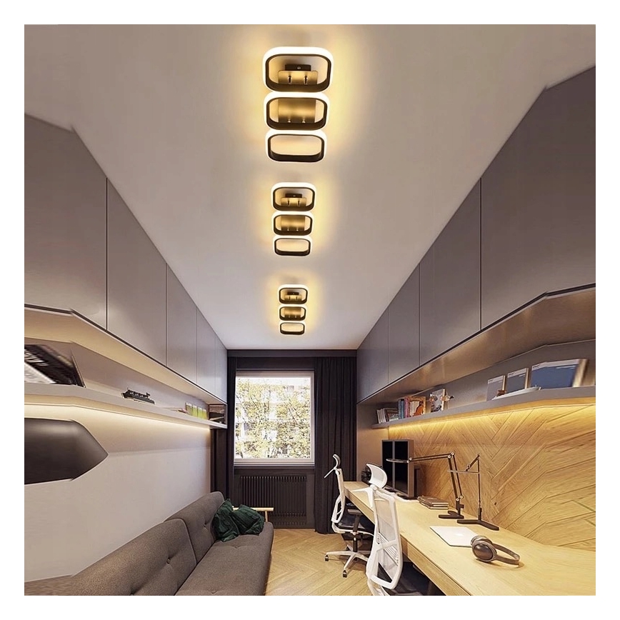 LED-kattovalaisin LED/33W/230V musta